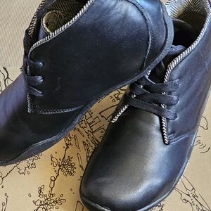 KURU Black Chukka Boots with Leather Upper